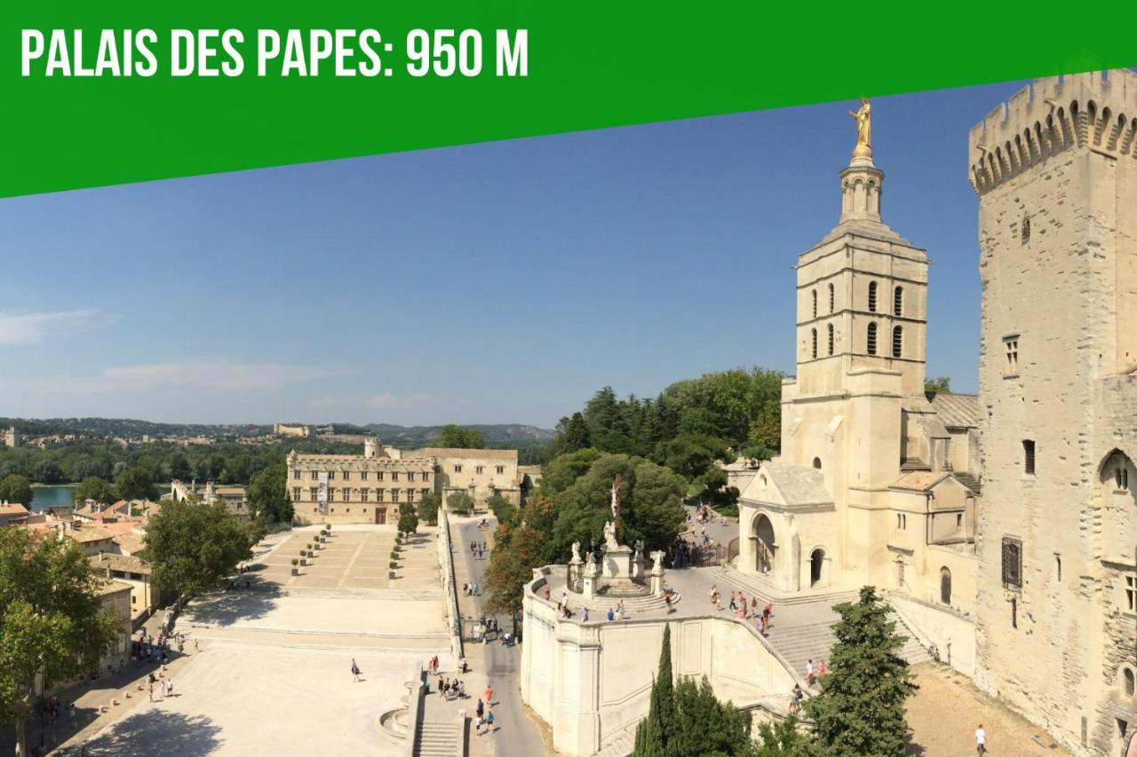 Au Coeur Des Platanes - Parking Gratuit Sous-Terrain - Clim - Balcon Leilighet Avignon Eksteriør bilde