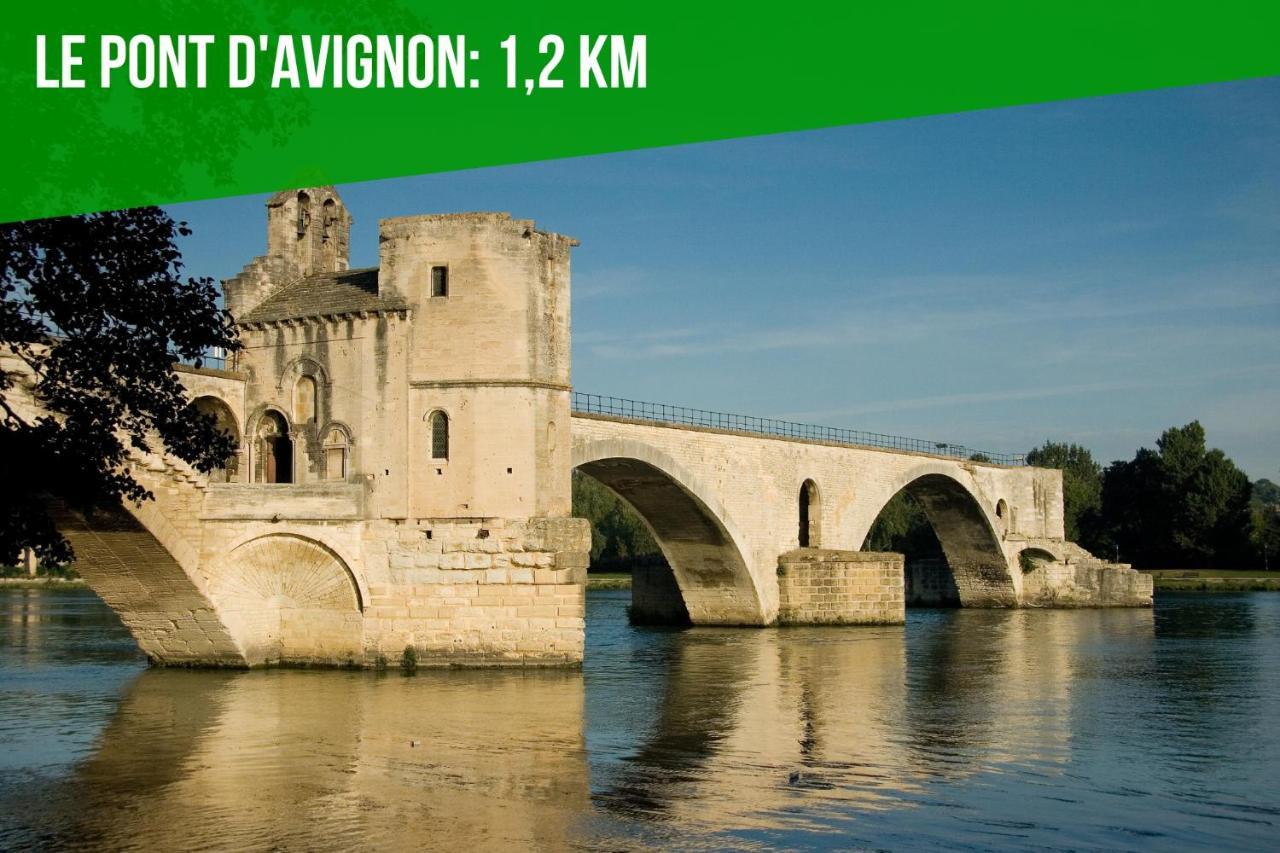 Au Coeur Des Platanes - Parking Gratuit Sous-Terrain - Clim - Balcon Leilighet Avignon Eksteriør bilde